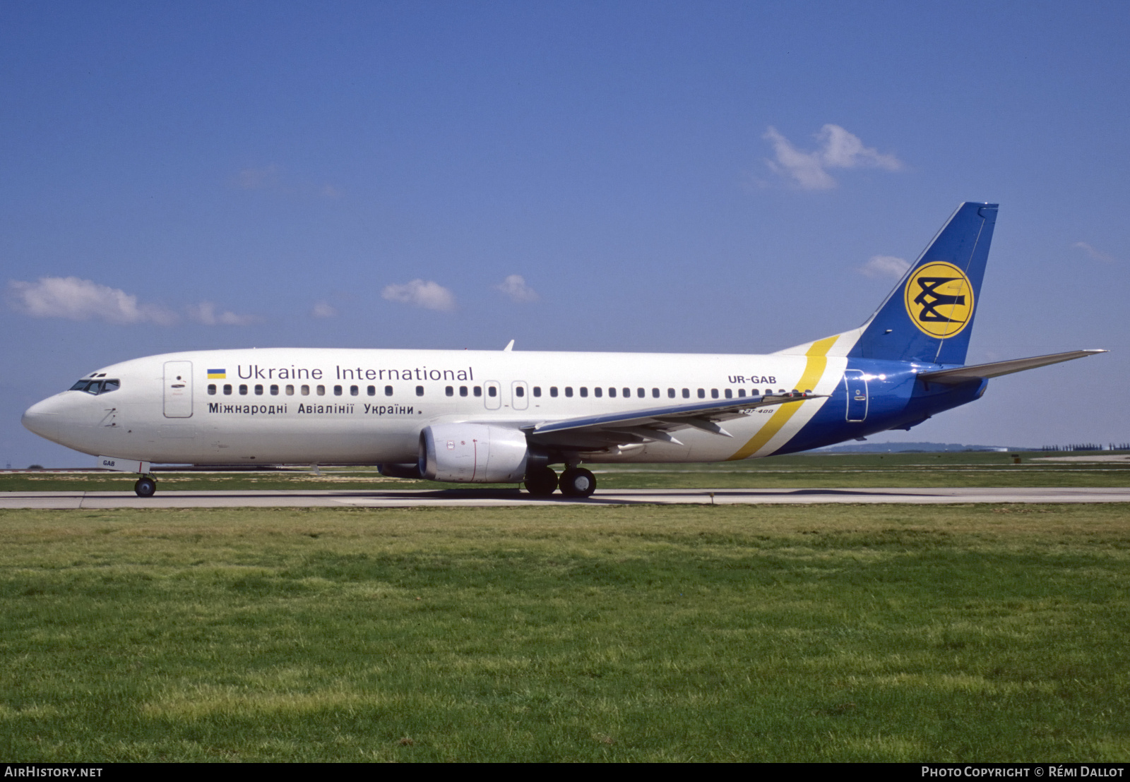 Aircraft Photo of UR-GAB | Boeing 737-4Y0 | Ukraine International Airlines | AirHistory.net #728816