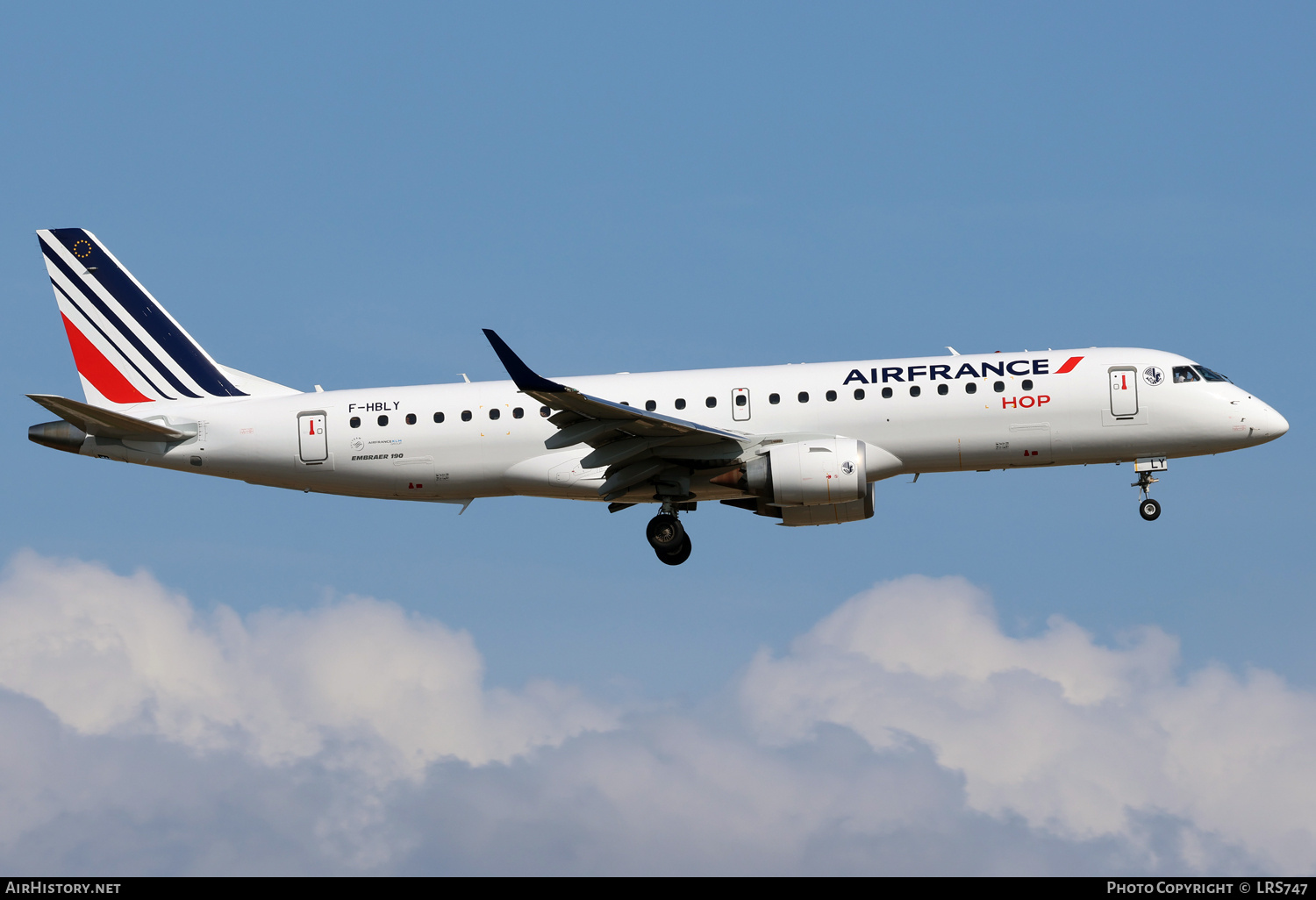 Aircraft Photo of F-HBLY | Embraer 190STD (ERJ-190-100STD) | Air France | AirHistory.net #728907