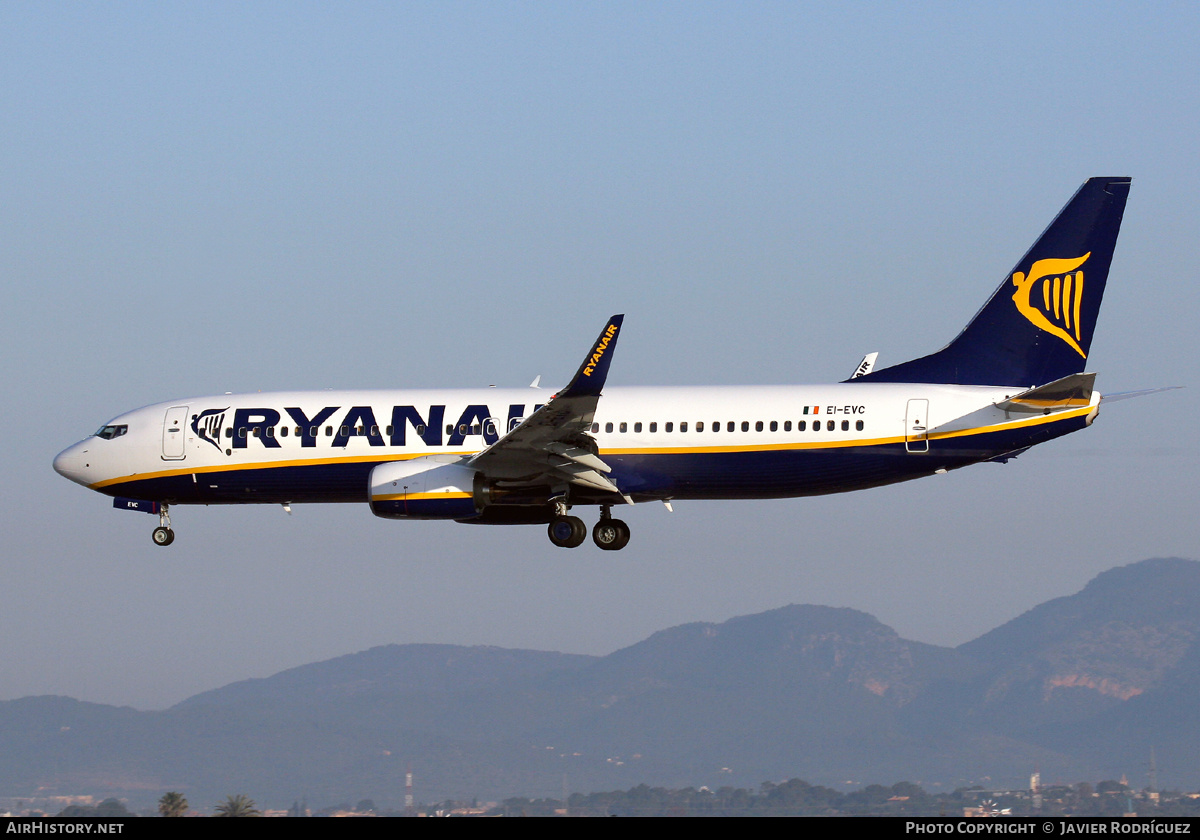 Aircraft Photo of EI-EVC | Boeing 737-8AS | Ryanair | AirHistory.net #728917