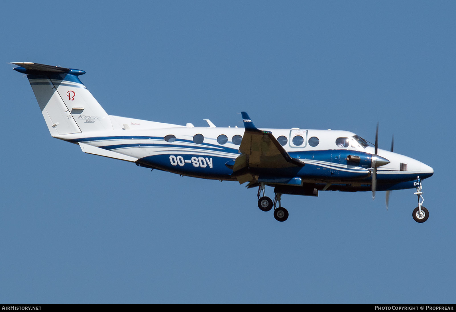 Aircraft Photo of OO-SDV | Beechcraft 350i King Air (B300) | AirHistory.net #728921