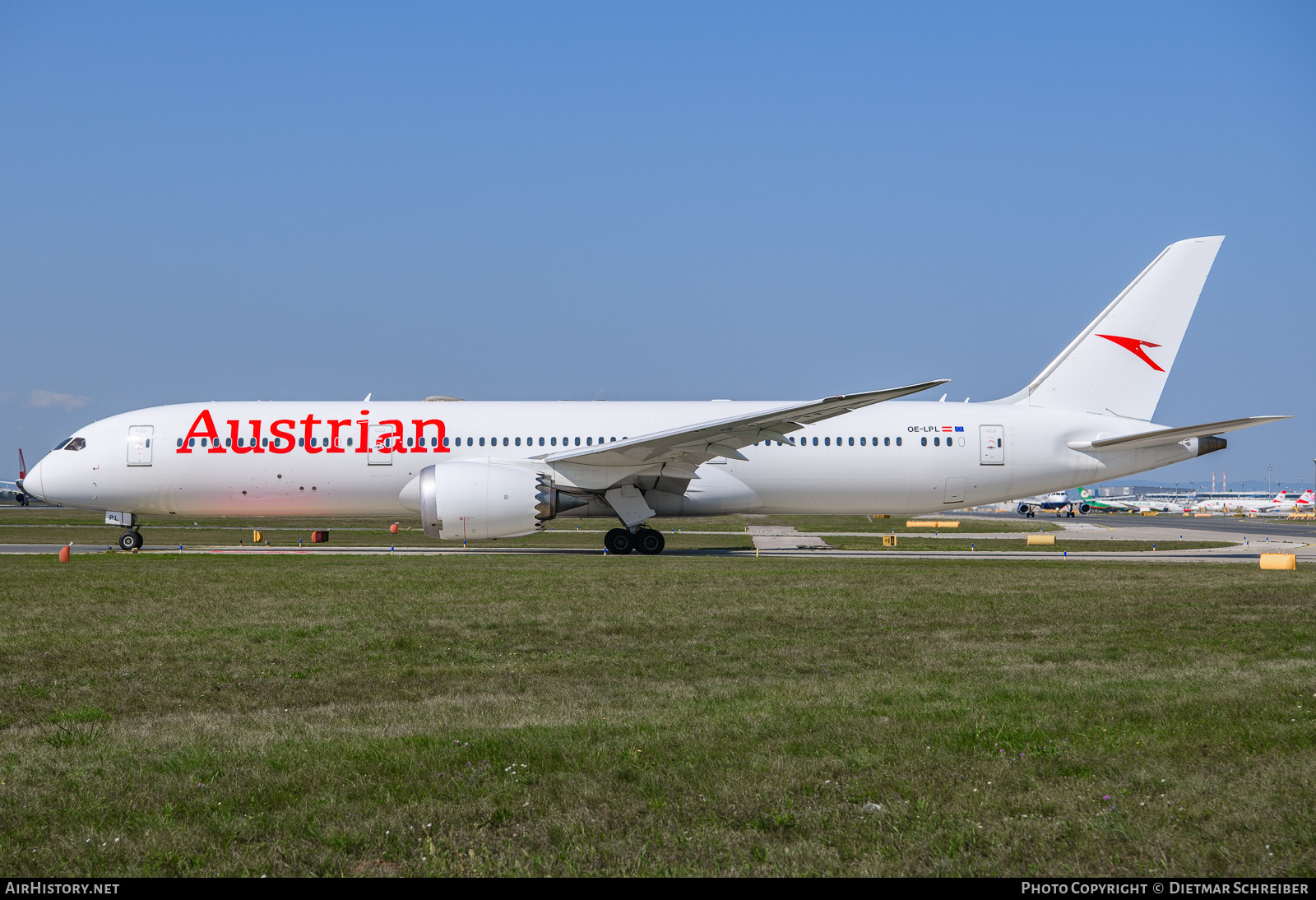 Aircraft Photo of OE-LPL | Boeing 787-9 Dreamliner | Austrian Airlines | AirHistory.net #728952