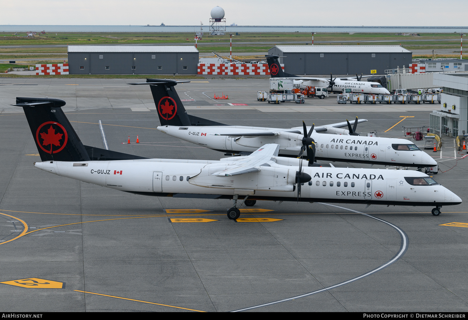 Aircraft Photo of C-GUJZ | Bombardier DHC-8-402 Dash 8 | Air Canada Express | AirHistory.net #728967