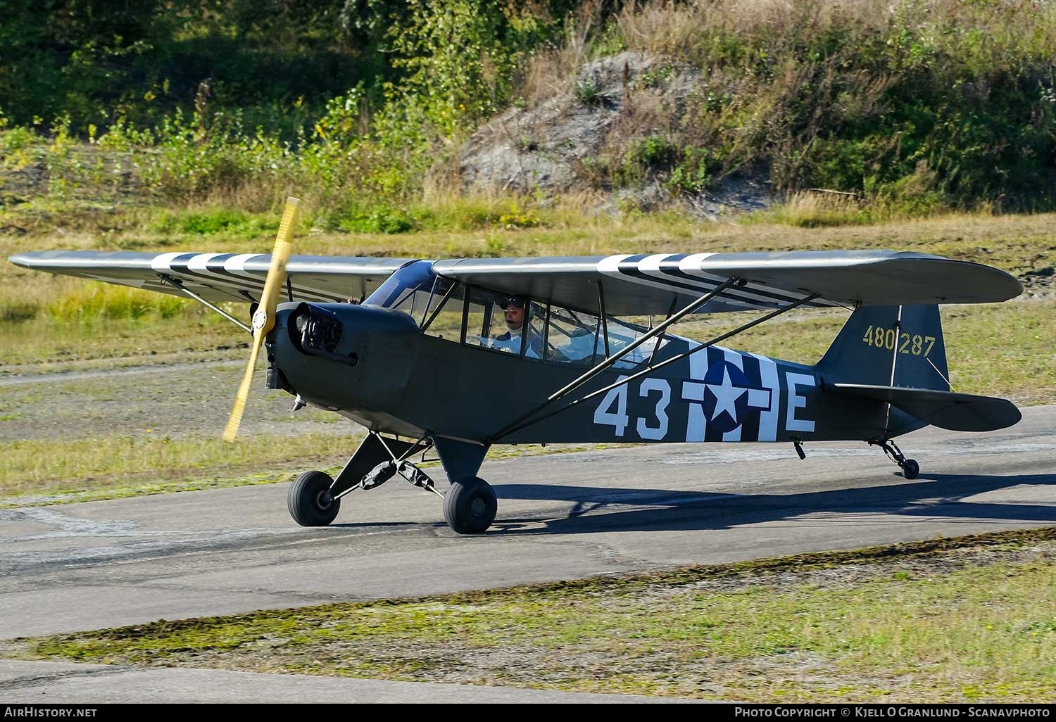 Aircraft Photo of LN-RAP / 480287 | Piper L-4J Grasshopper (J-3C-65D) | USA - Air Force | AirHistory.net #728974