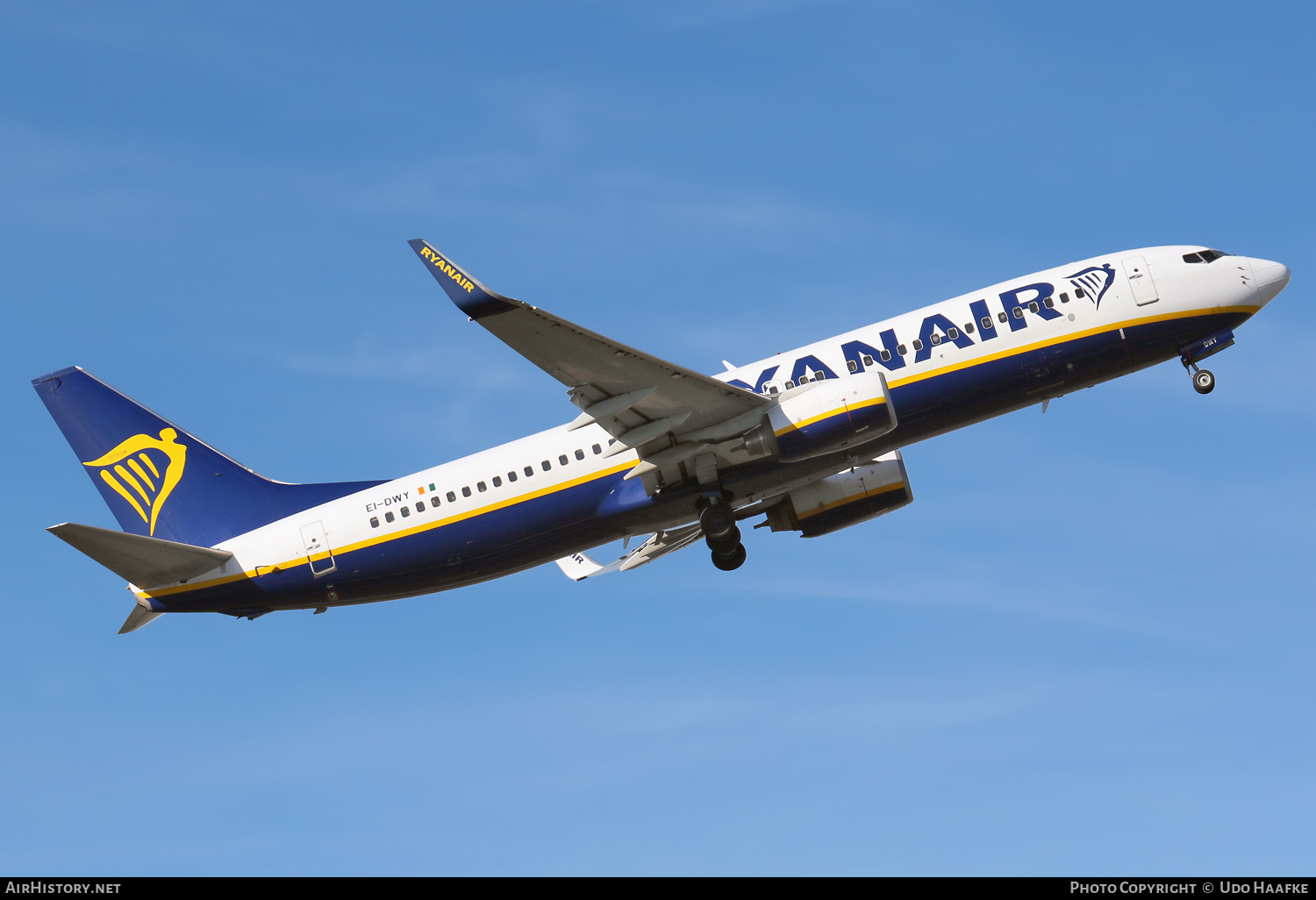 Aircraft Photo of EI-DWY | Boeing 737-8AS | Ryanair | AirHistory.net #728996