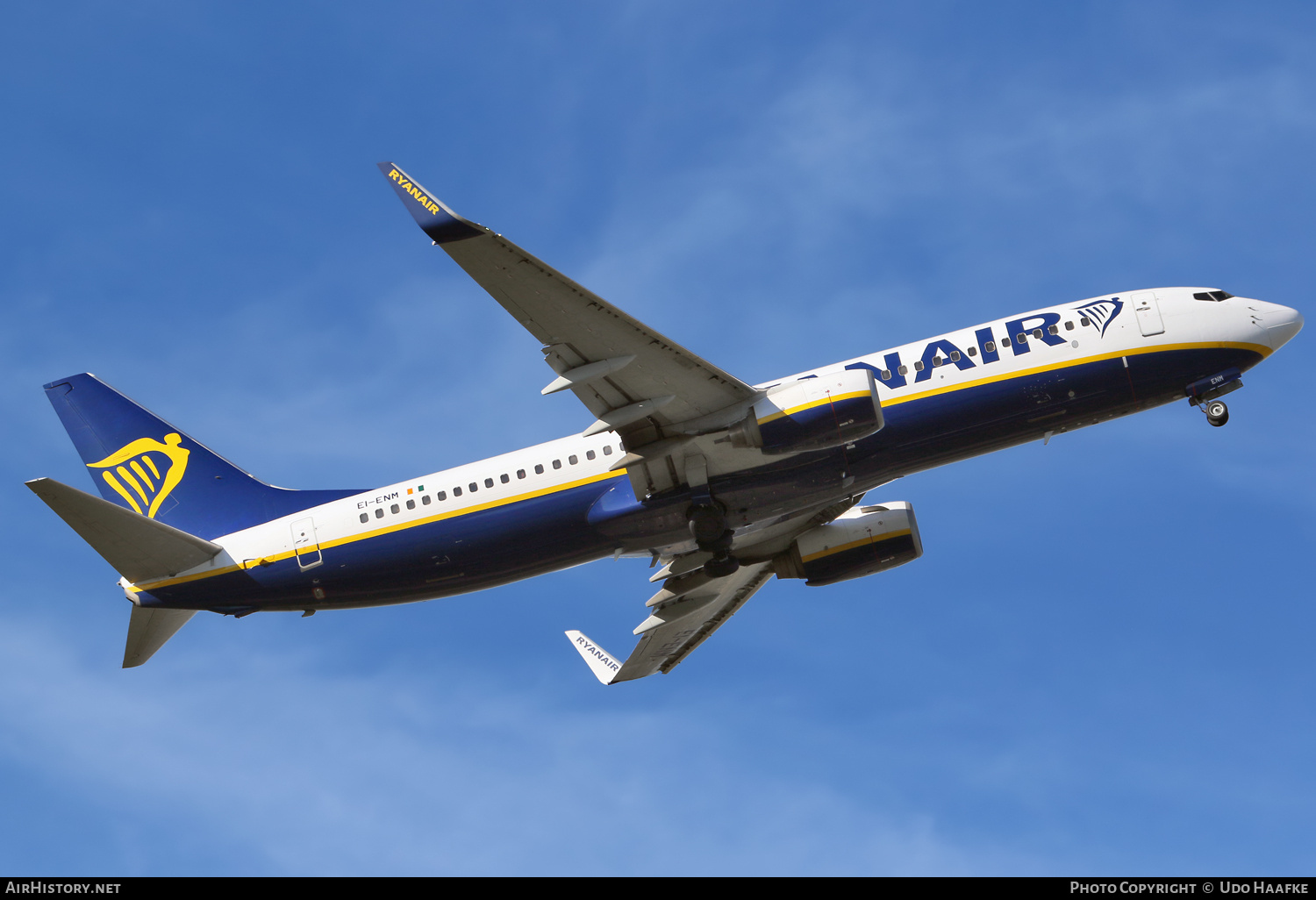 Aircraft Photo of EI-ENM | Boeing 737-8AS | Ryanair | AirHistory.net #729007