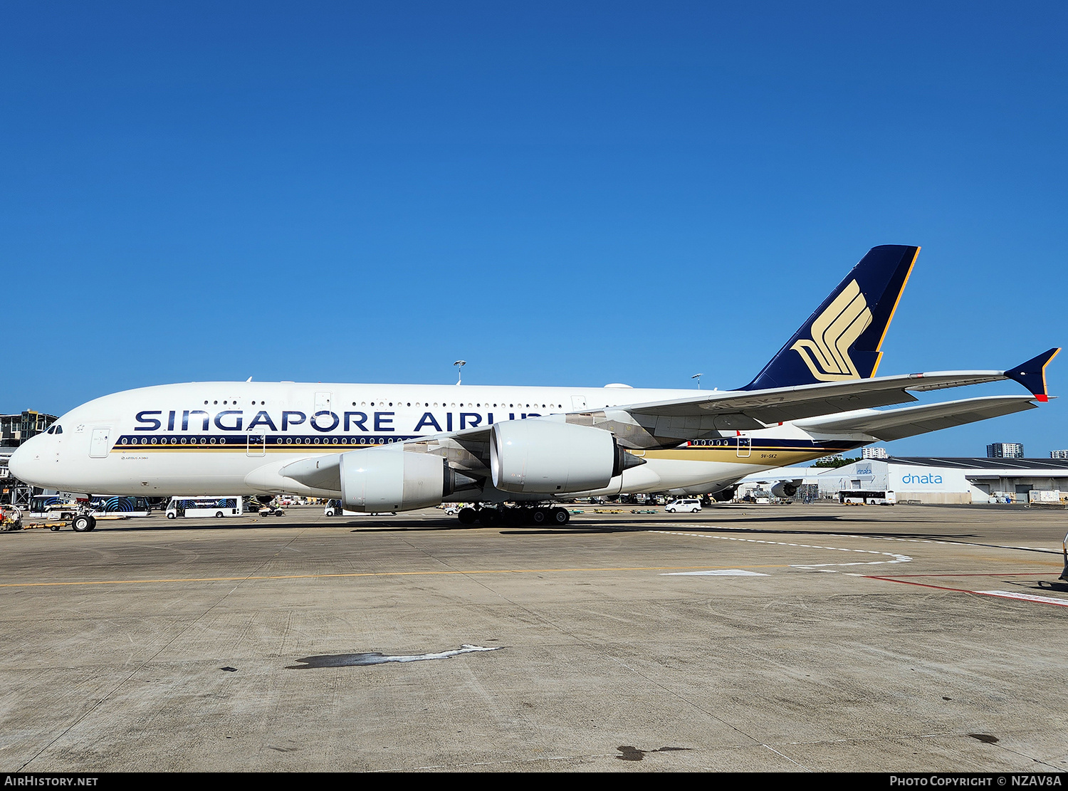 Aircraft Photo of 9V-SKZ | Airbus A380-841 | Singapore Airlines | AirHistory.net #729078