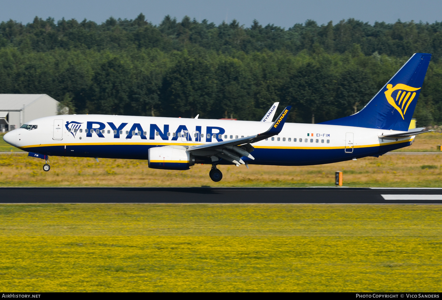 Aircraft Photo of EI-EVA | Boeing 737-8AS | Ryanair | AirHistory.net #729090