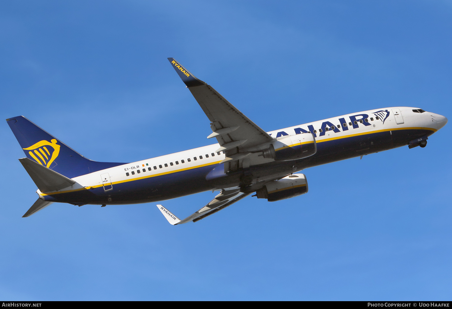 Aircraft Photo of EI-DLB | Boeing 737-8AS | Ryanair | AirHistory.net #729120