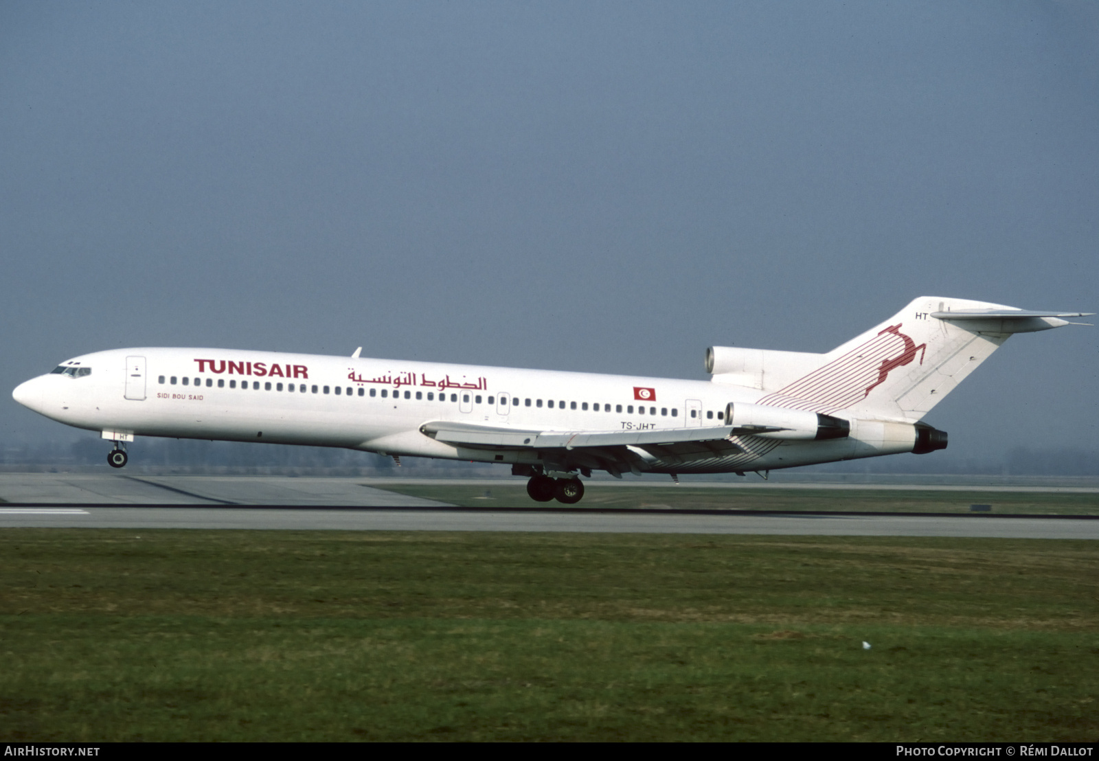 Aircraft Photo of TS-JHT | Boeing 727-2H3/Adv | Tunisair | AirHistory.net #729190