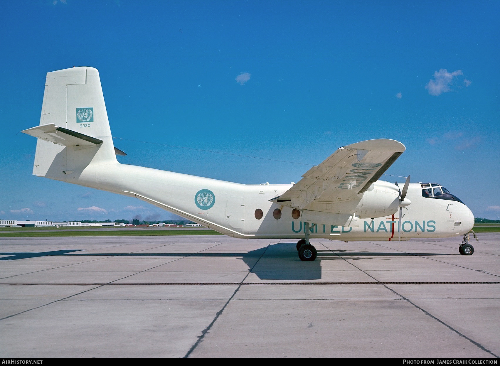 Aircraft Photo of 5320 | De Havilland Canada CC-108 Caribou 1A | United Nations | AirHistory.net #729195