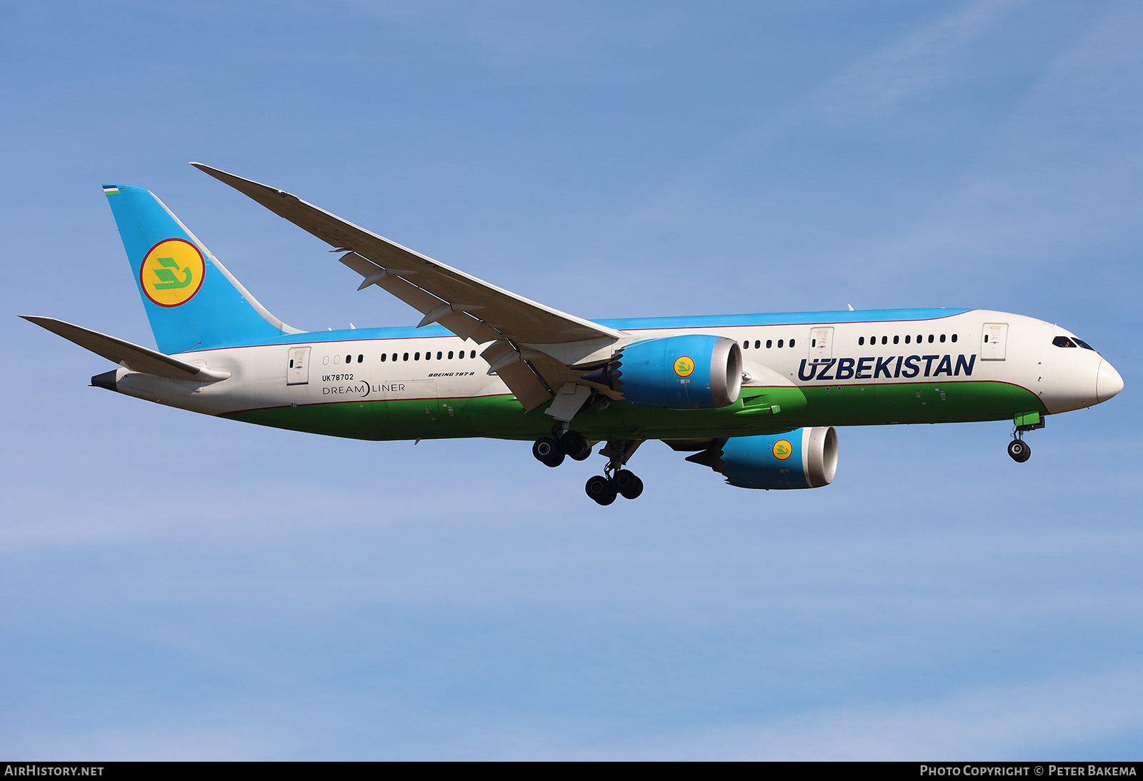 Aircraft Photo of UK-78702 | Boeing 787-8 Dreamliner | Uzbekistan Airways | AirHistory.net #729241