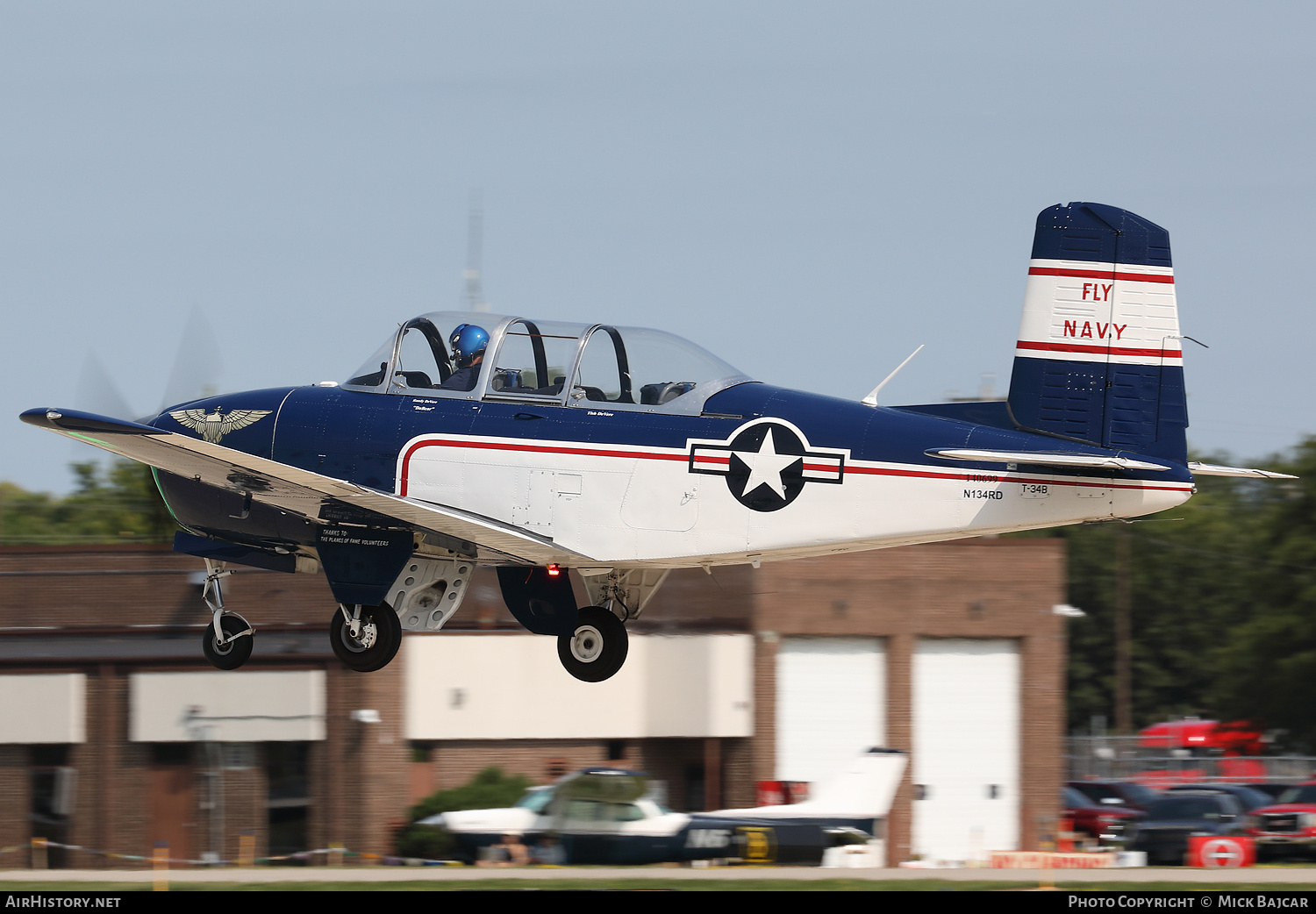 Aircraft Photo of N134RD / 140699 | Beech T-34B Mentor | USA - Navy | AirHistory.net #729244