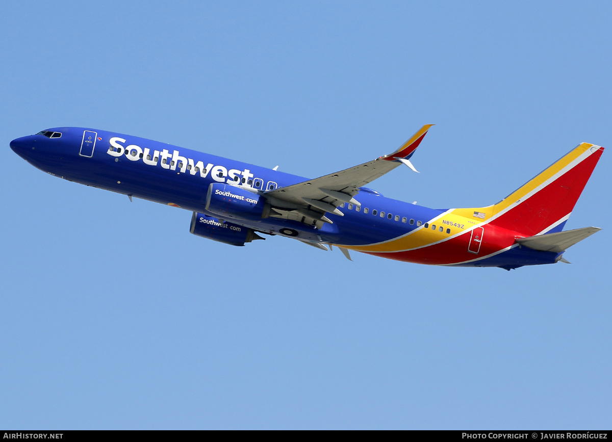 Aircraft Photo of N8549Z | Boeing 737-800 | Southwest Airlines | AirHistory.net #729252