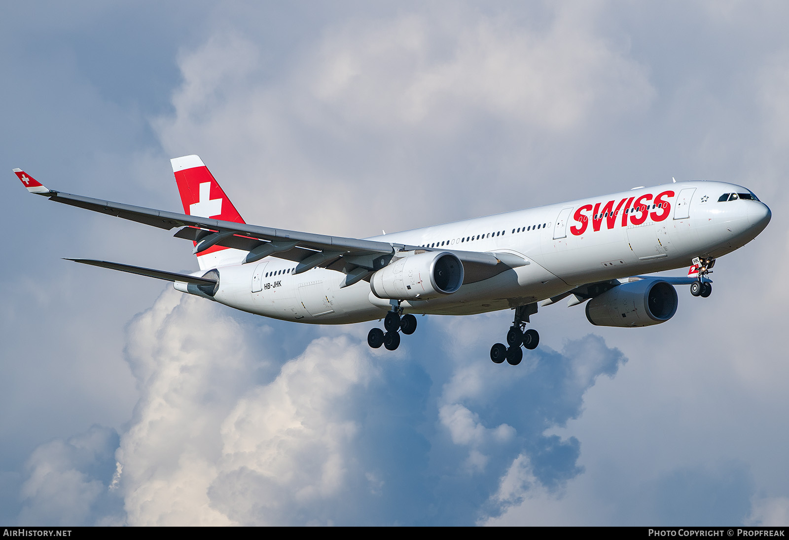 Aircraft Photo of HB-JHK | Airbus A330-343E | Swiss International Air Lines | AirHistory.net #729265