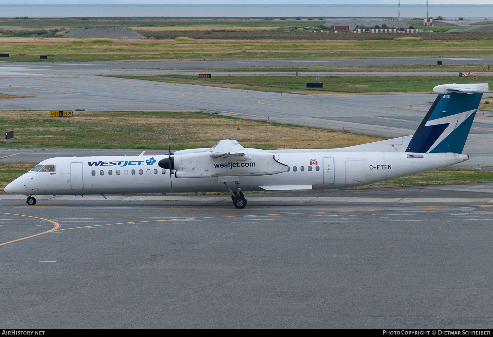 Aircraft Photo of C-FTEN | Bombardier DHC-8-402 Dash 8 | WestJet | AirHistory.net #729272