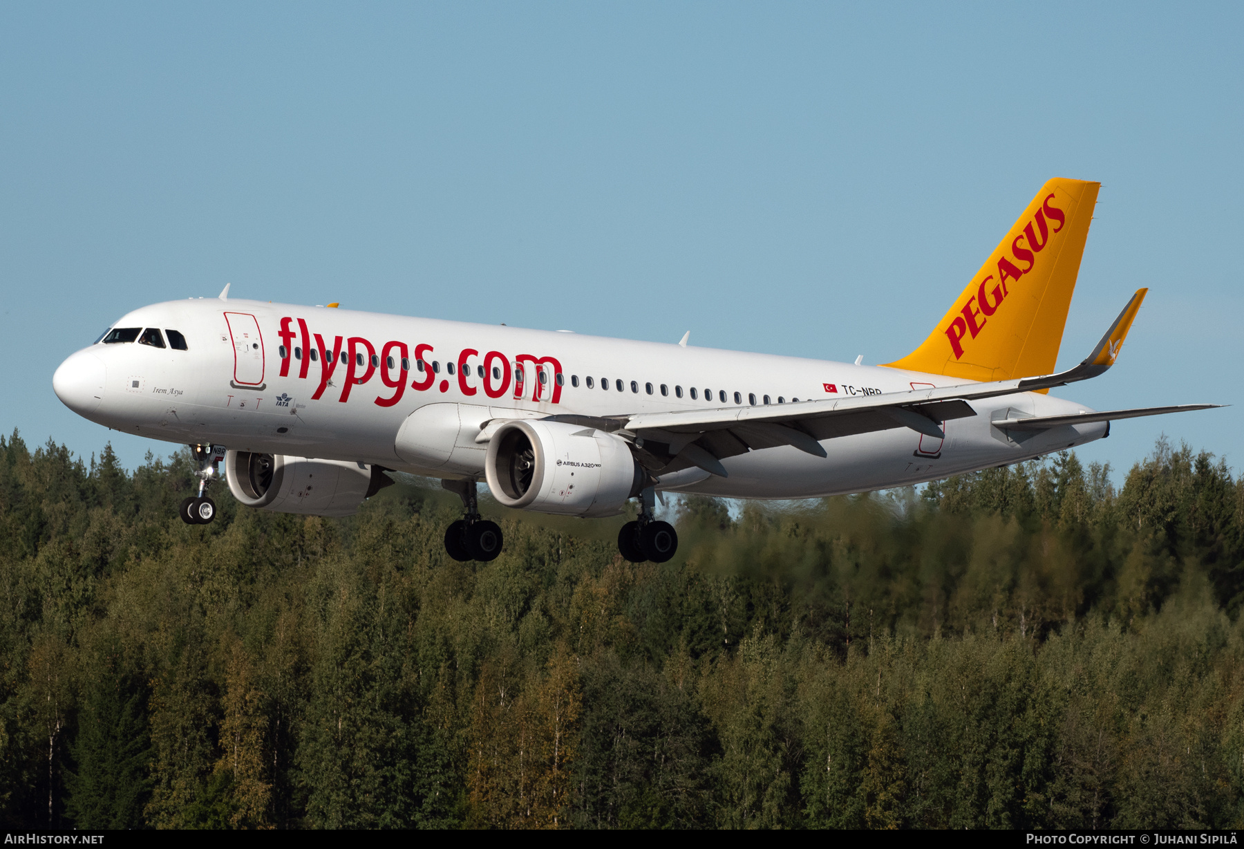 Aircraft Photo of TC-NBR | Airbus A320-251N | Pegasus Airlines | AirHistory.net #729282