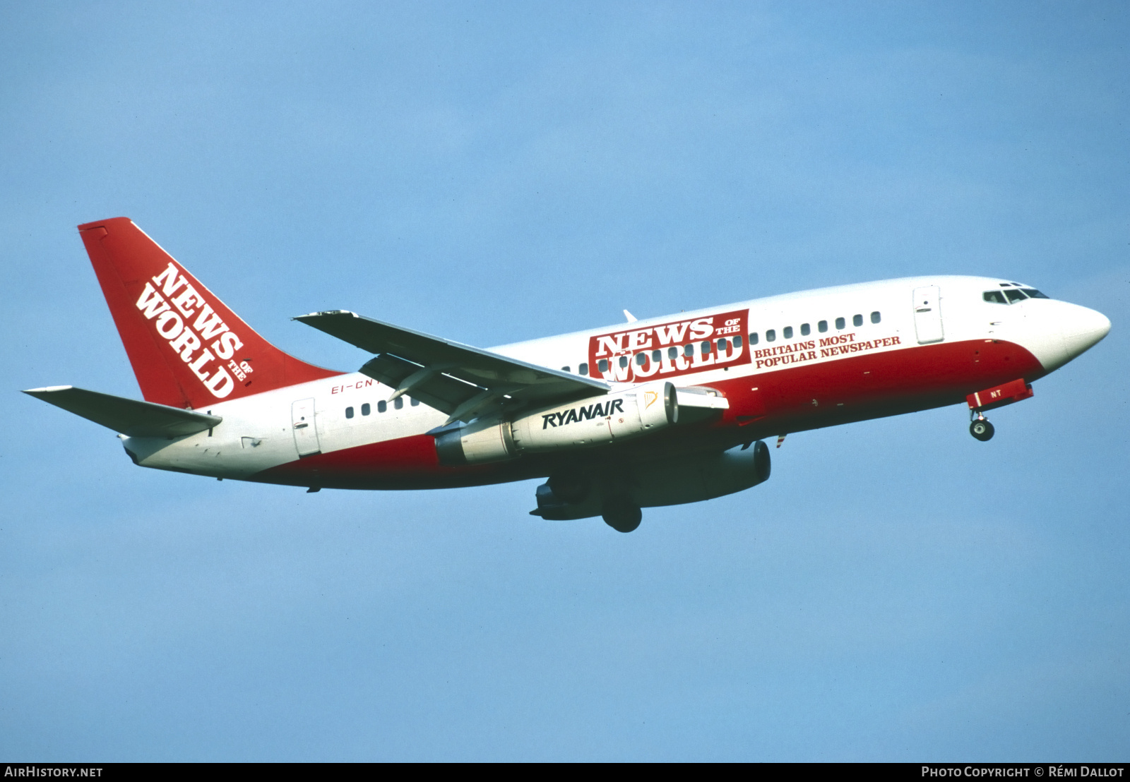 Aircraft Photo of EI-CNT | Boeing 737-230/Adv | Ryanair | AirHistory.net #729301