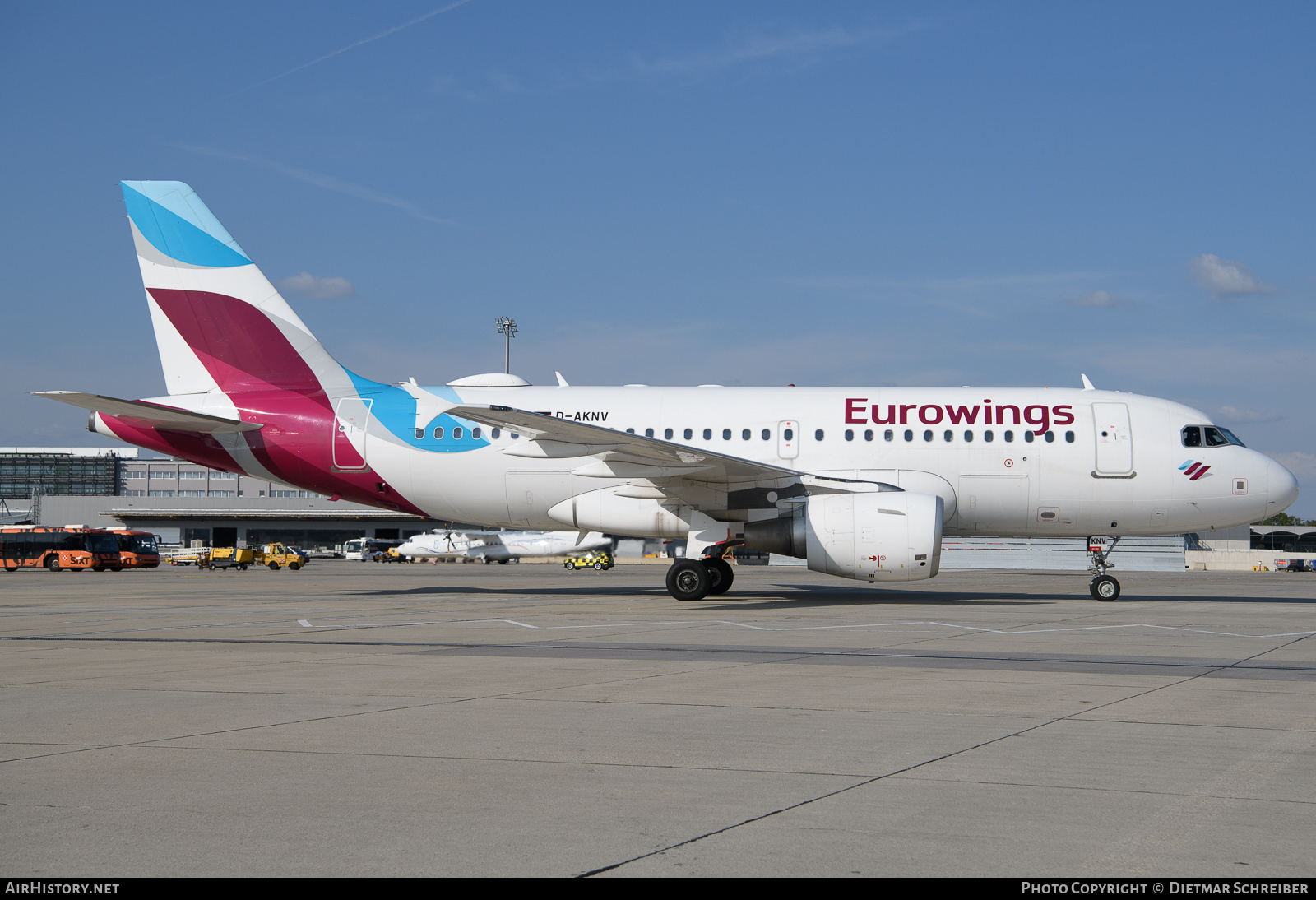 Aircraft Photo of D-AKNV | Airbus A319-112 | Eurowings | AirHistory.net #729302
