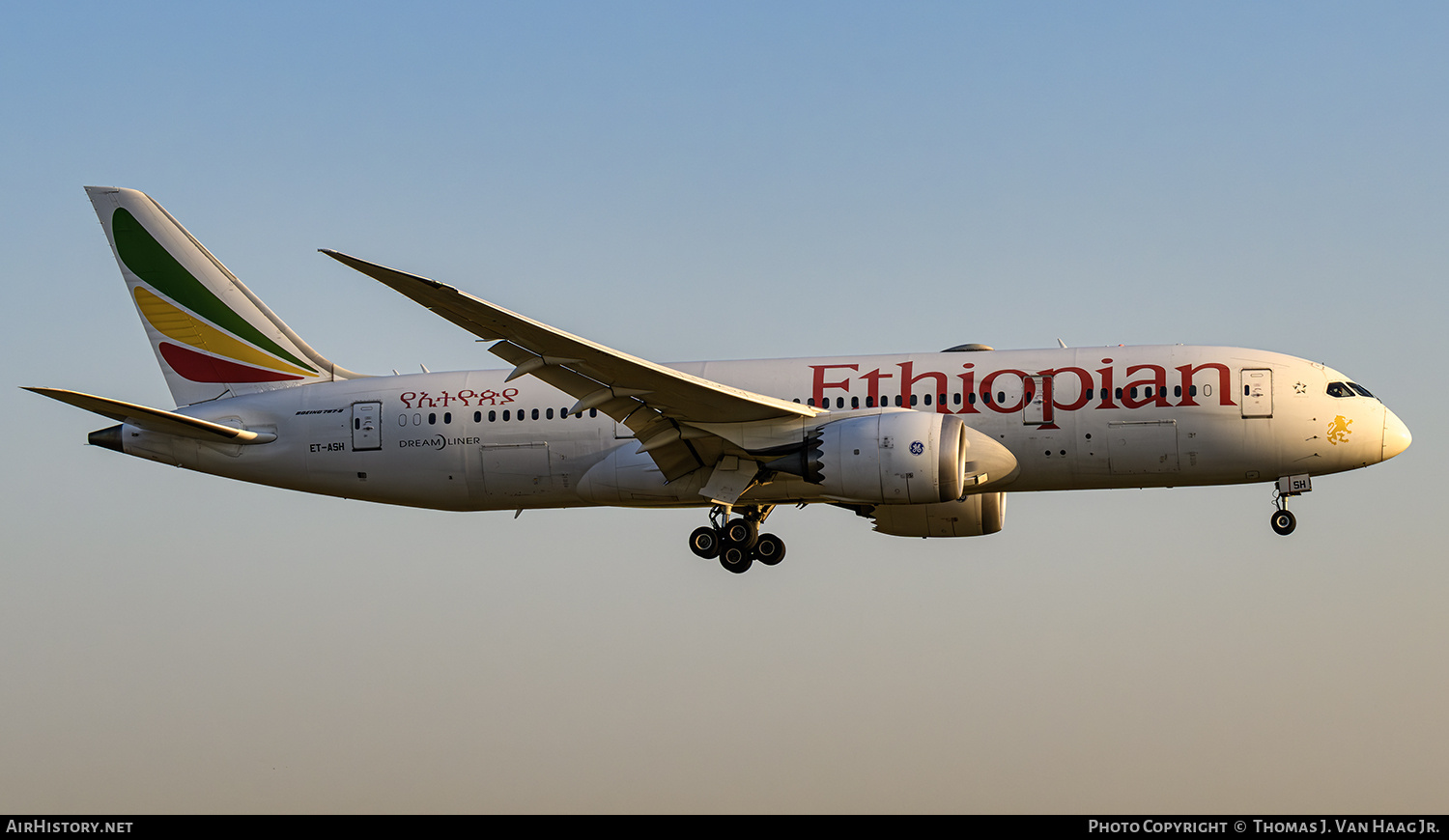 Aircraft Photo of ET-ASH | Boeing 787-8 Dreamliner | Ethiopian Airlines | AirHistory.net #729327