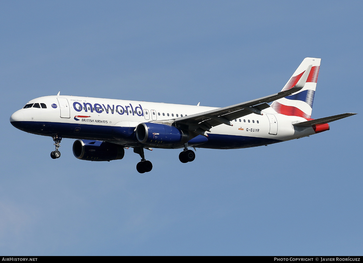Aircraft Photo of G-EUYR | Airbus A320-232 | British Airways | AirHistory.net #729328