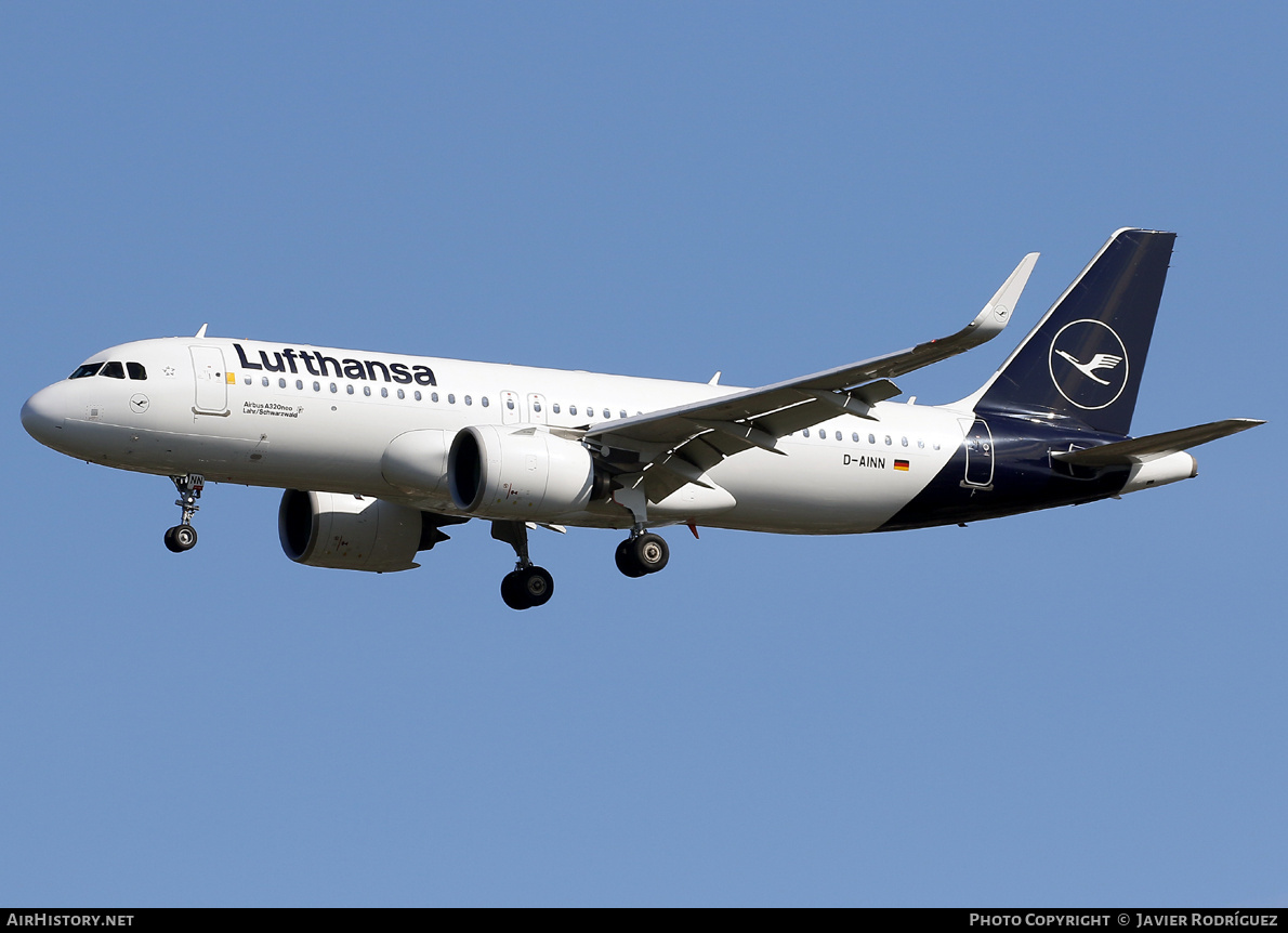 Aircraft Photo of D-AINN | Airbus A320-271N | Lufthansa | AirHistory.net #729332