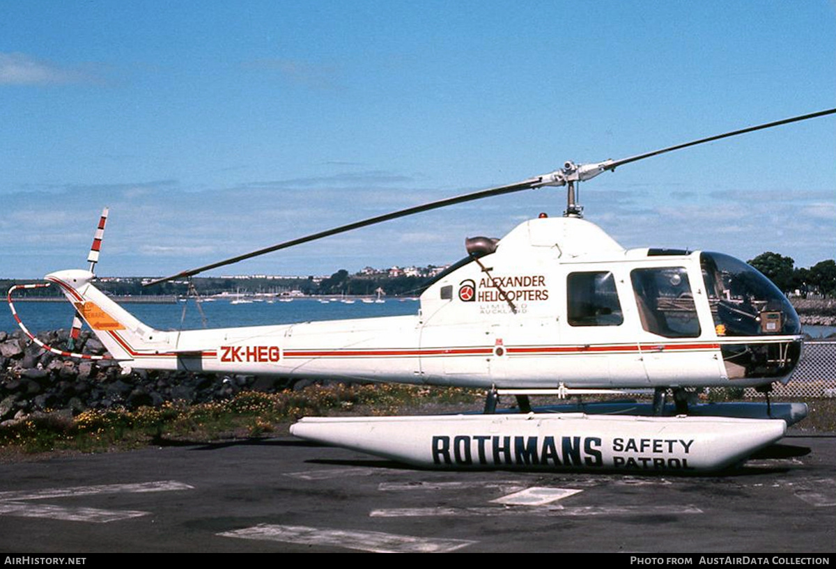 Aircraft Photo of ZK-HEG | Fairchild Hiller FH-1100 | Alexander Helicopters | AirHistory.net #729368