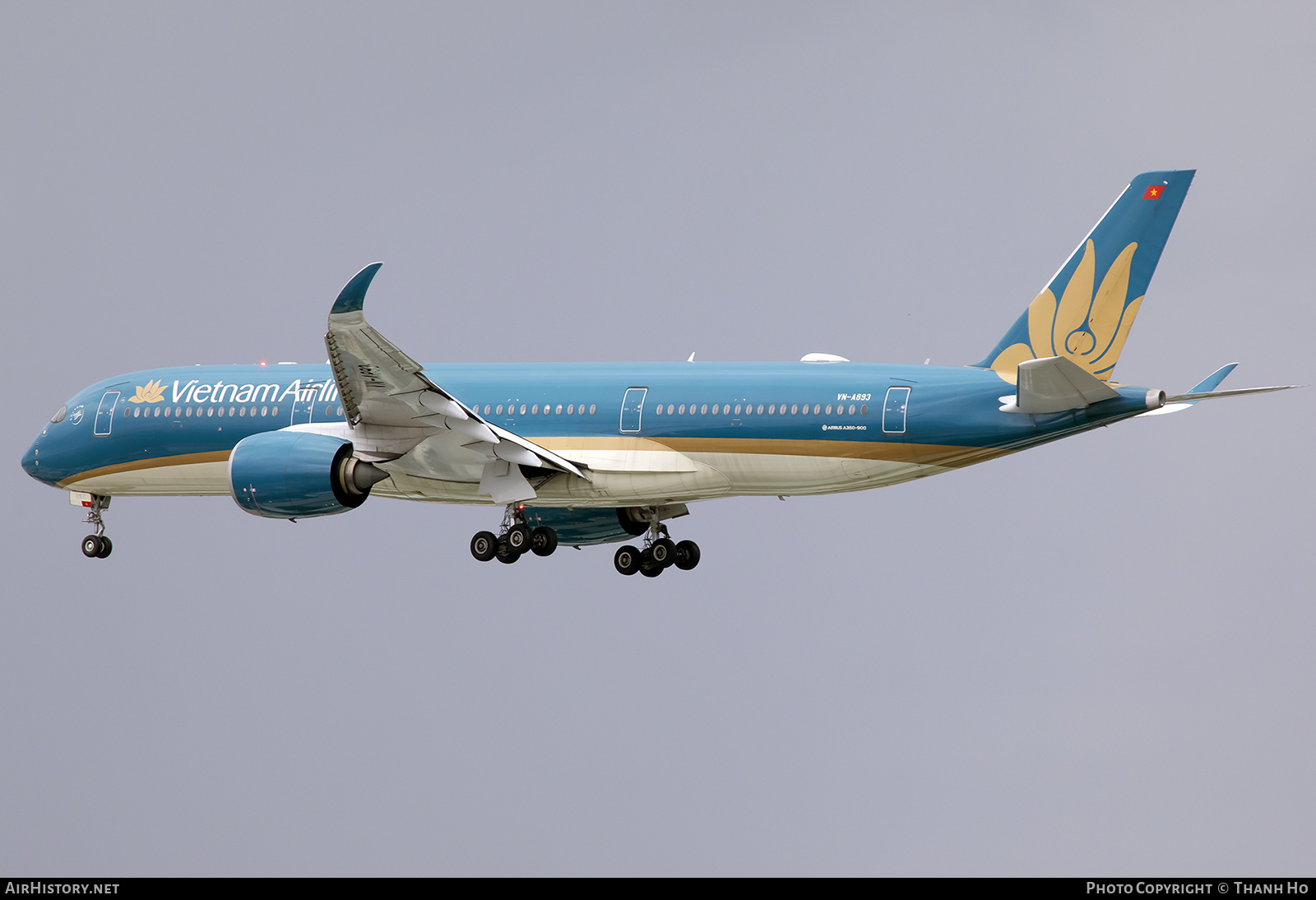 Aircraft Photo of VN-A893 | Airbus A350-941 | Vietnam Airlines | AirHistory.net #729387