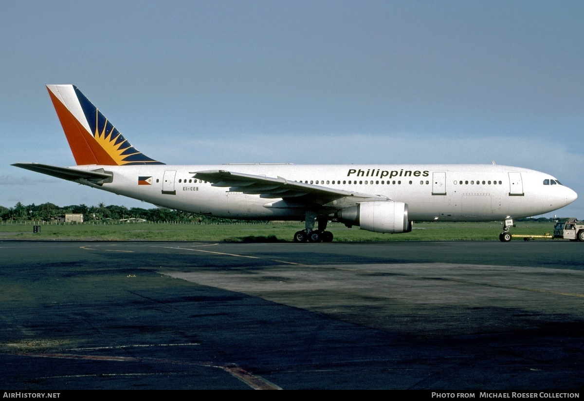 Aircraft Photo of EI-CEB | Airbus A300B4-203 | Philippine Airlines | AirHistory.net #729392