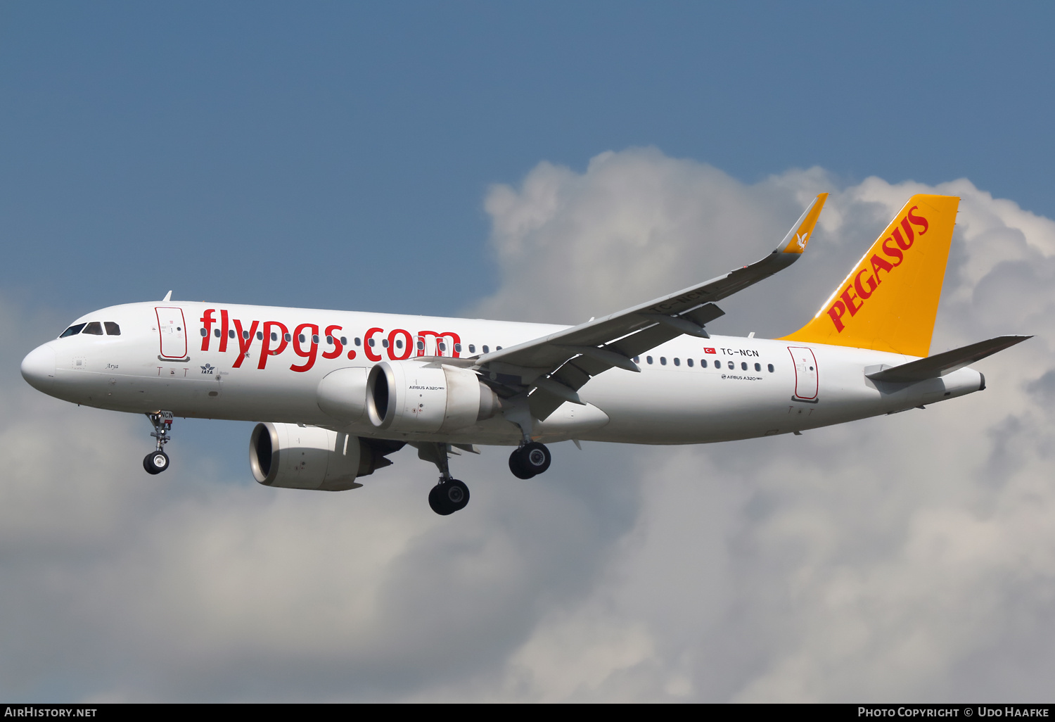 Aircraft Photo of TC-NCN | Airbus A320-251N | Pegasus Airlines | AirHistory.net #729406