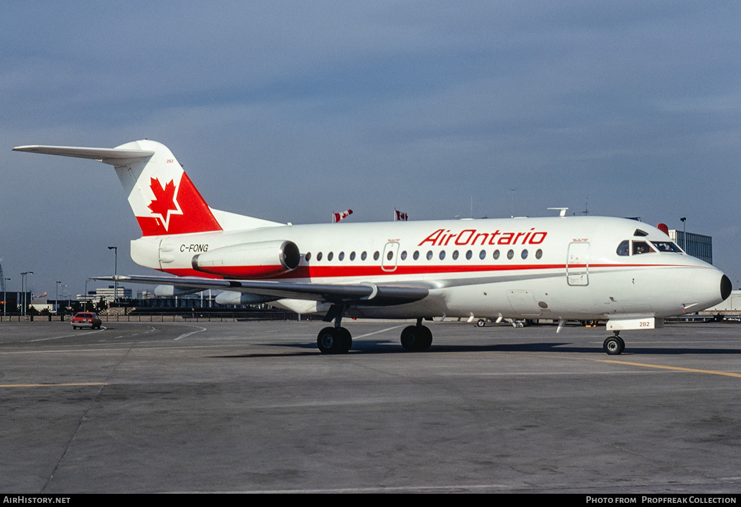Aircraft Photo of C-FONG | Fokker F28-1000 Fellowship | Air Ontario | AirHistory.net #729494