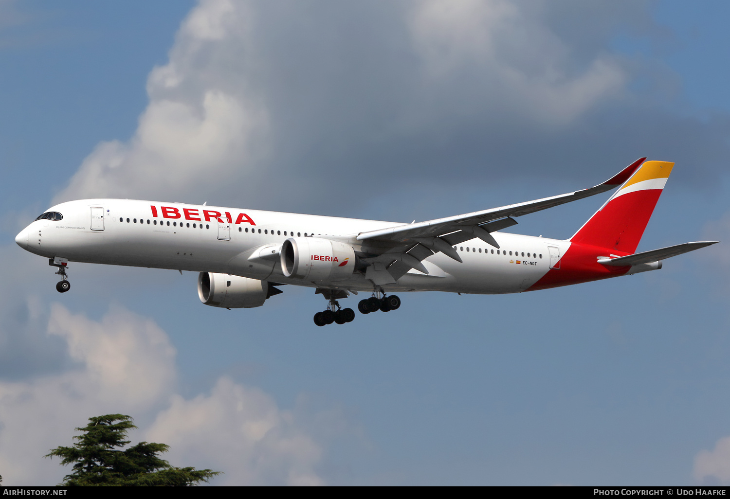 Aircraft Photo of EC-NGT | Airbus A350-941 | Iberia | AirHistory.net #729503