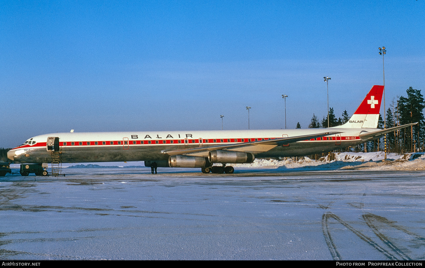 Aircraft Photo of HB-IDZ | McDonnell Douglas DC-8-63PF | Balair | AirHistory.net #729518