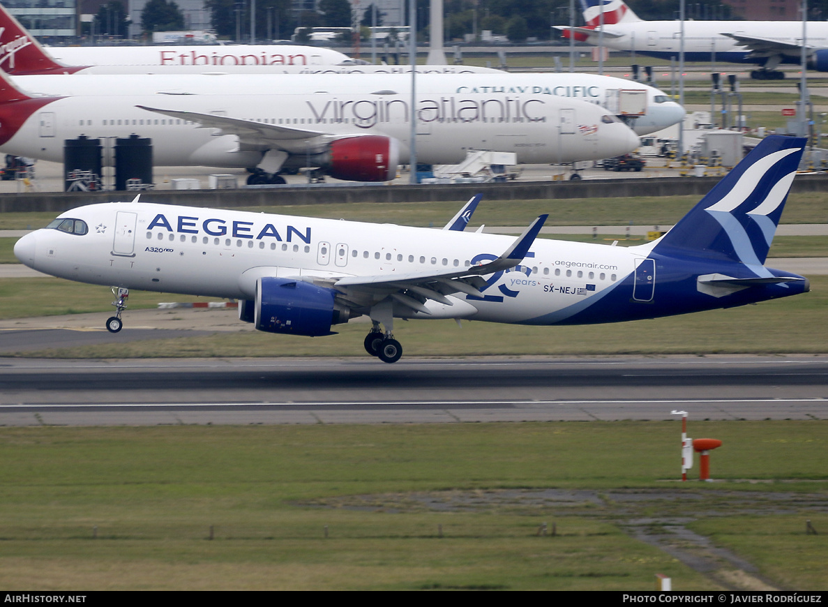 Aircraft Photo of SX-NEJ | Airbus A320-271N | Aegean Airlines | AirHistory.net #729543