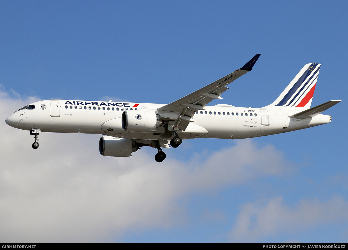 Aircraft Photo of F-HPNL | Airbus A220-300 (BD-500-1A11) | Air France | AirHistory.net #729547