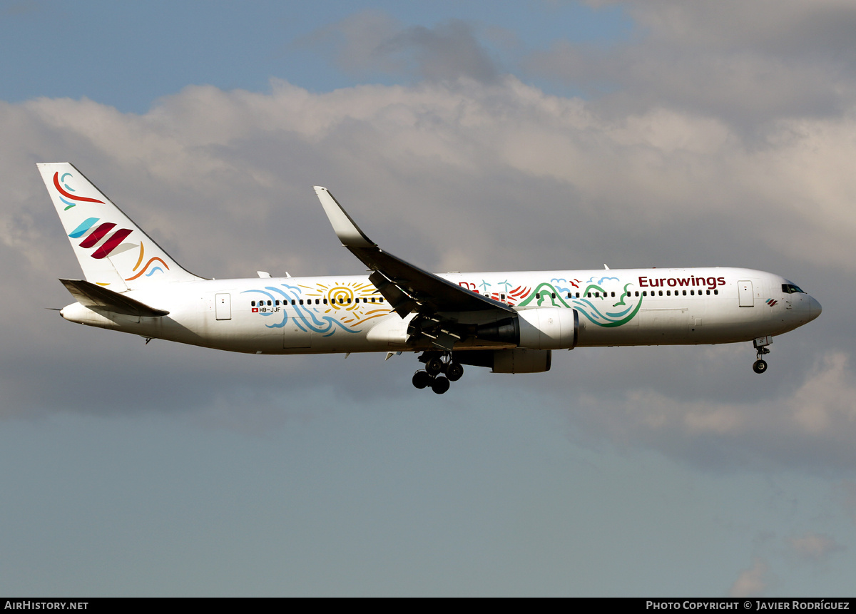 Aircraft Photo of HB-JJF | Boeing 767-316/ER | Eurowings | AirHistory.net #729556