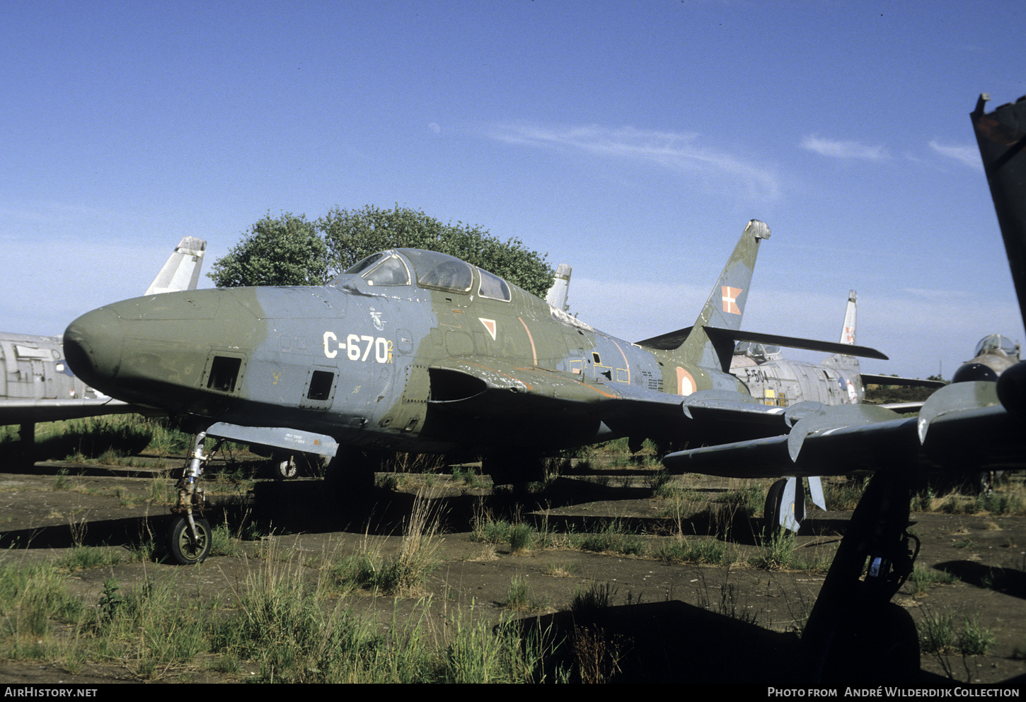 Aircraft Photo of C-670 | Republic RF-84F Thunderflash | Denmark - Air Force | AirHistory.net #729562