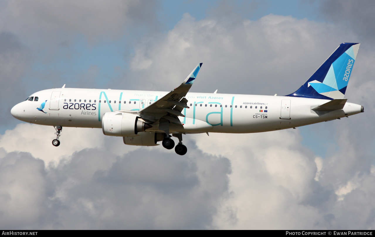 Aircraft Photo of CS-TSM | Airbus A320-251N | Azores Airlines | AirHistory.net #729564