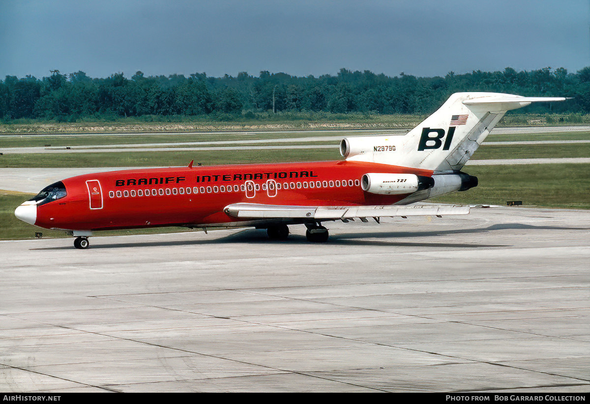 Aircraft Photo of N2979G | Boeing 727-193 | Braniff International Airways | AirHistory.net #729587