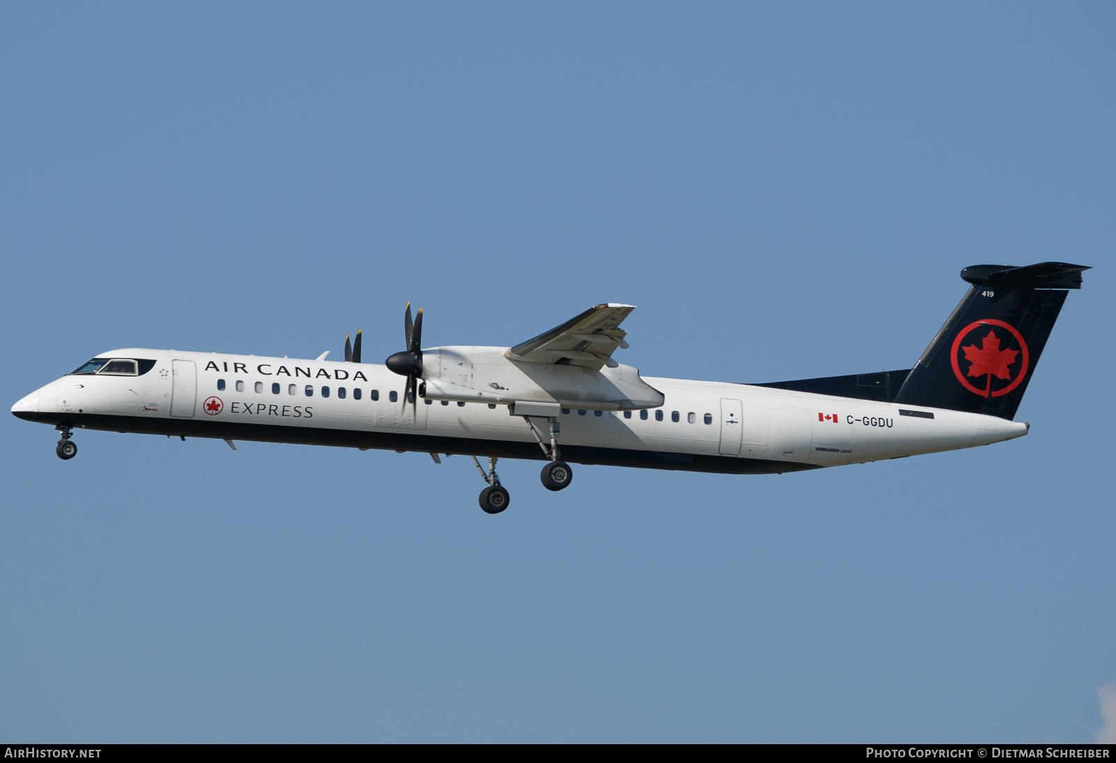 Aircraft Photo of C-GGDU | Bombardier DHC-8-402 Dash 8 | Air Canada Express | AirHistory.net #729589