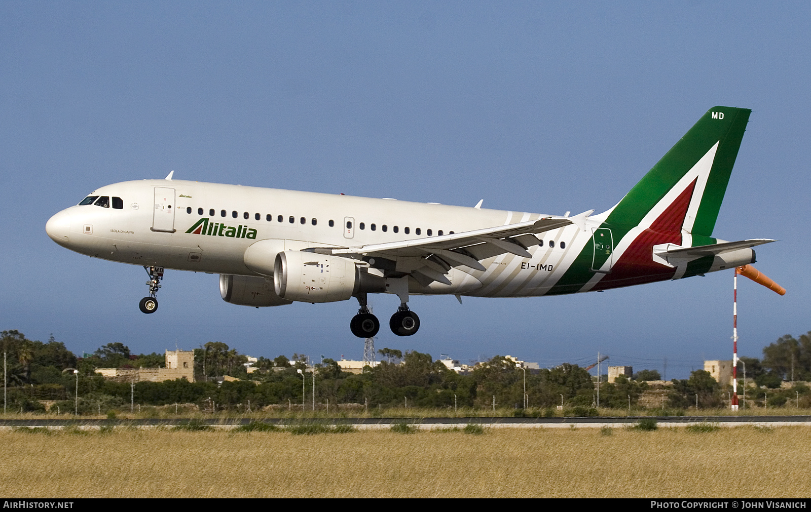 Aircraft Photo of EI-IMD | Airbus A319-112 | Alitalia | AirHistory.net #729638