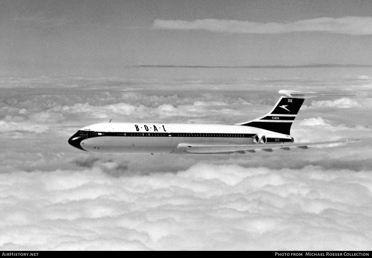 Aircraft Photo of G-ARVA | Vickers VC10 Srs1101 | BOAC - British Overseas Airways Corporation | AirHistory.net #729641
