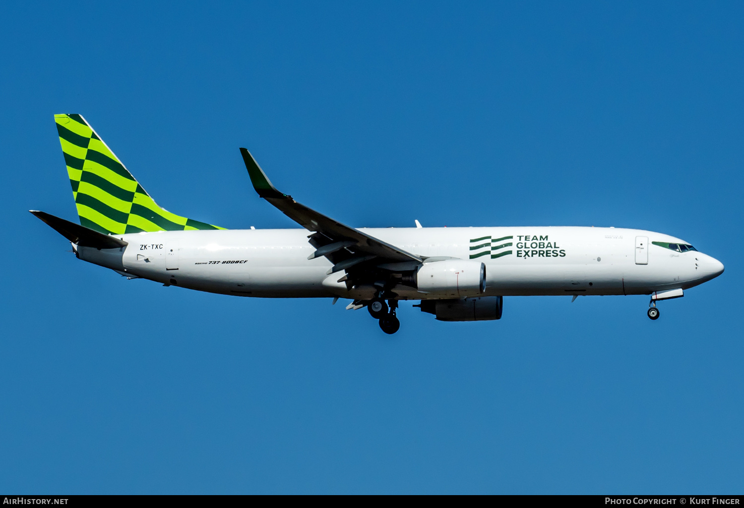 Aircraft Photo of ZK-TXC | Boeing 737-8FE(BCF) | Team Global Express | AirHistory.net #729649