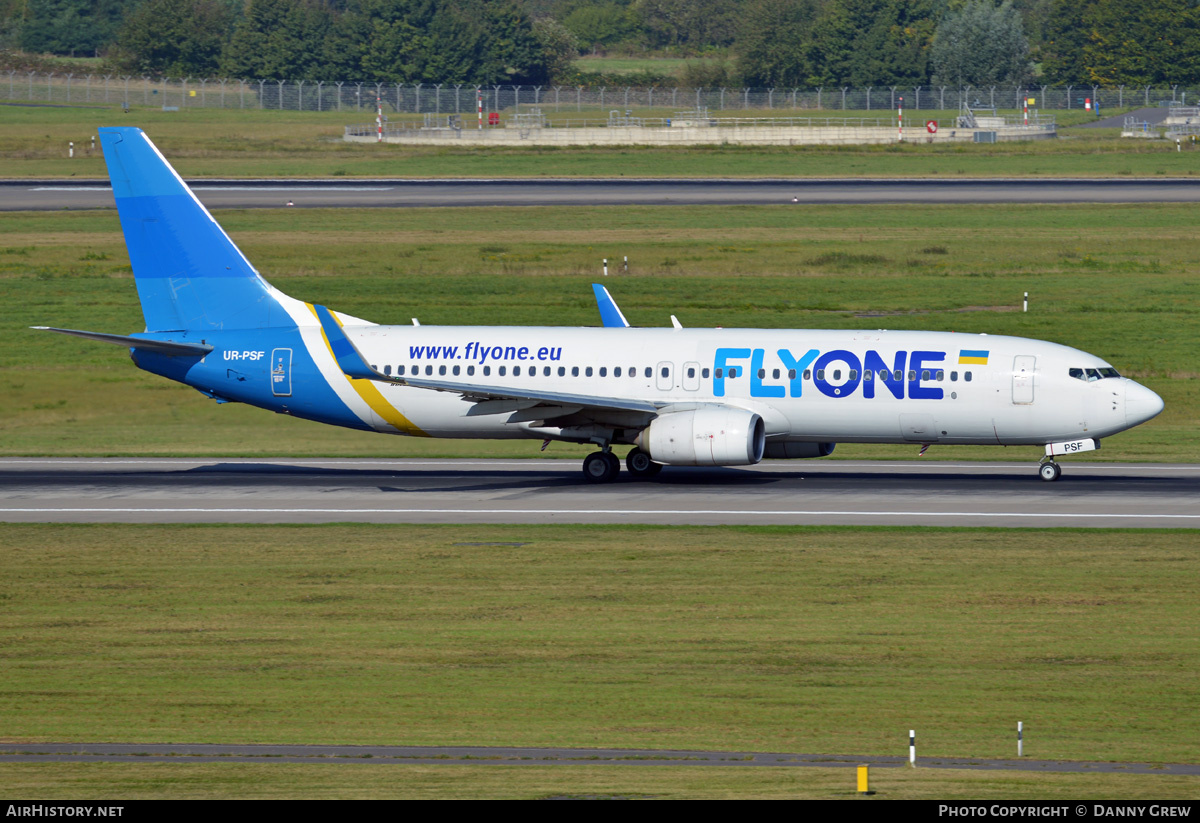 Aircraft Photo of UR-PSF | Boeing 737-84R | FlyOne | AirHistory.net #729656