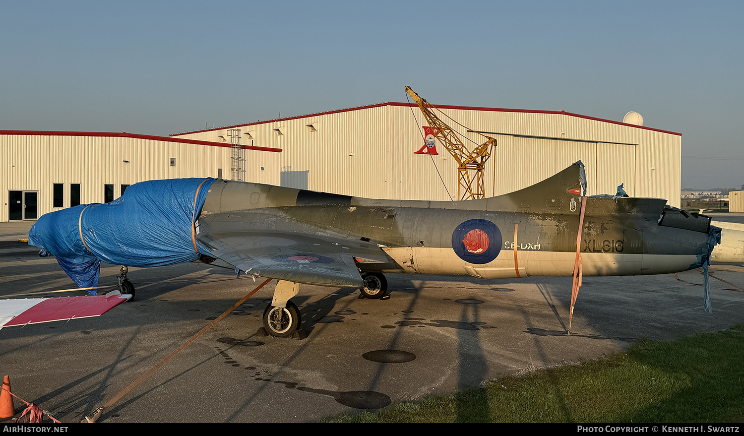 Aircraft Photo of SE-DXH | Hawker Hunter T7A | UK - Air Force | AirHistory.net #729662