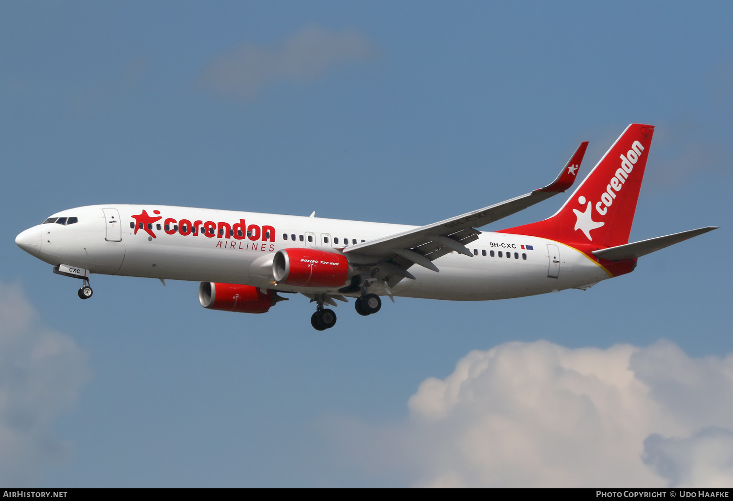 Aircraft Photo of 9H-CXC | Boeing 737-8JP | Corendon Airlines | AirHistory.net #729687