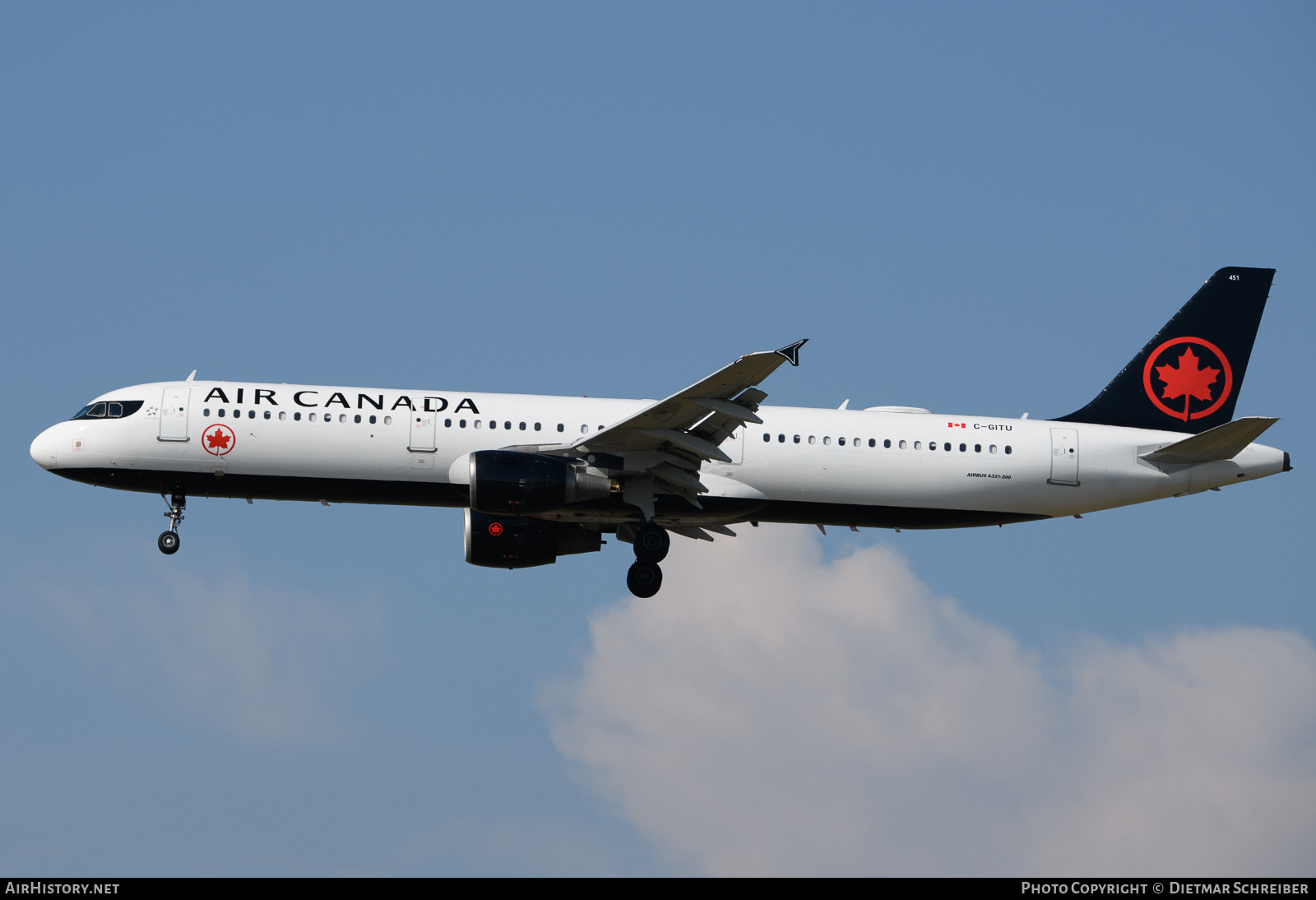 Aircraft Photo of C-GITU | Airbus A321-211 | Air Canada | AirHistory.net #729716