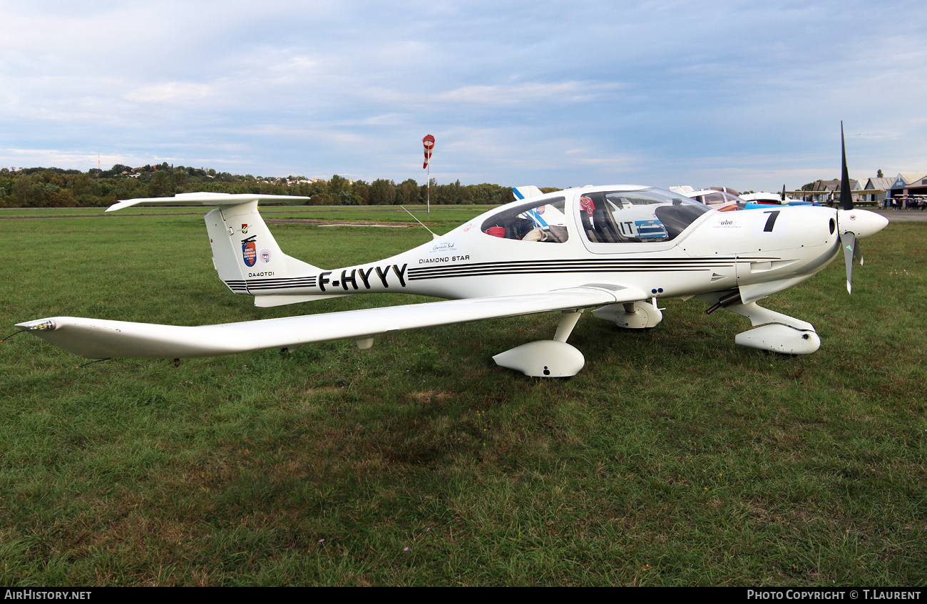 Aircraft Photo of F-HYYY | Diamond DA40D Diamond Star TDI | AirHistory.net #729742