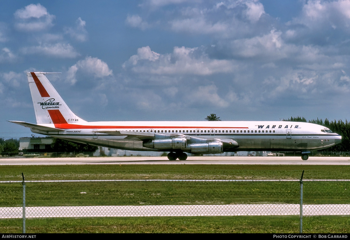 Aircraft Photo of C-FFAN | Boeing 707-311C | Wardair Canada | AirHistory.net #729751