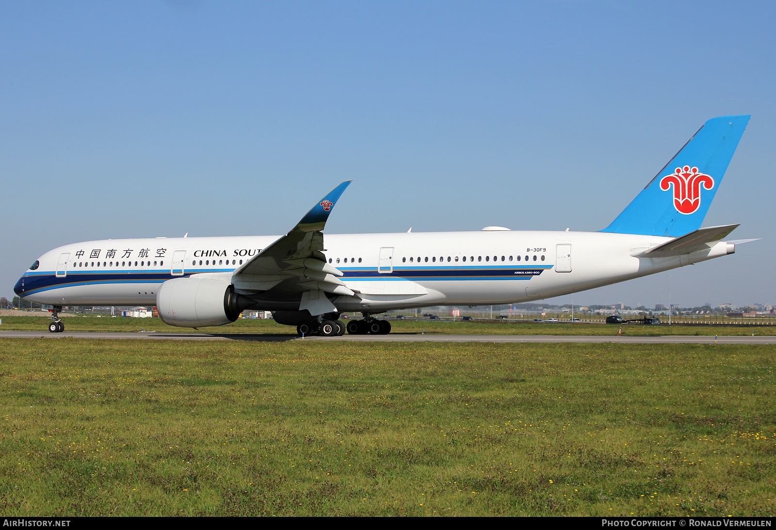 Aircraft Photo of B-30F9 | Airbus A350-941 | China Southern Airlines | AirHistory.net #729789