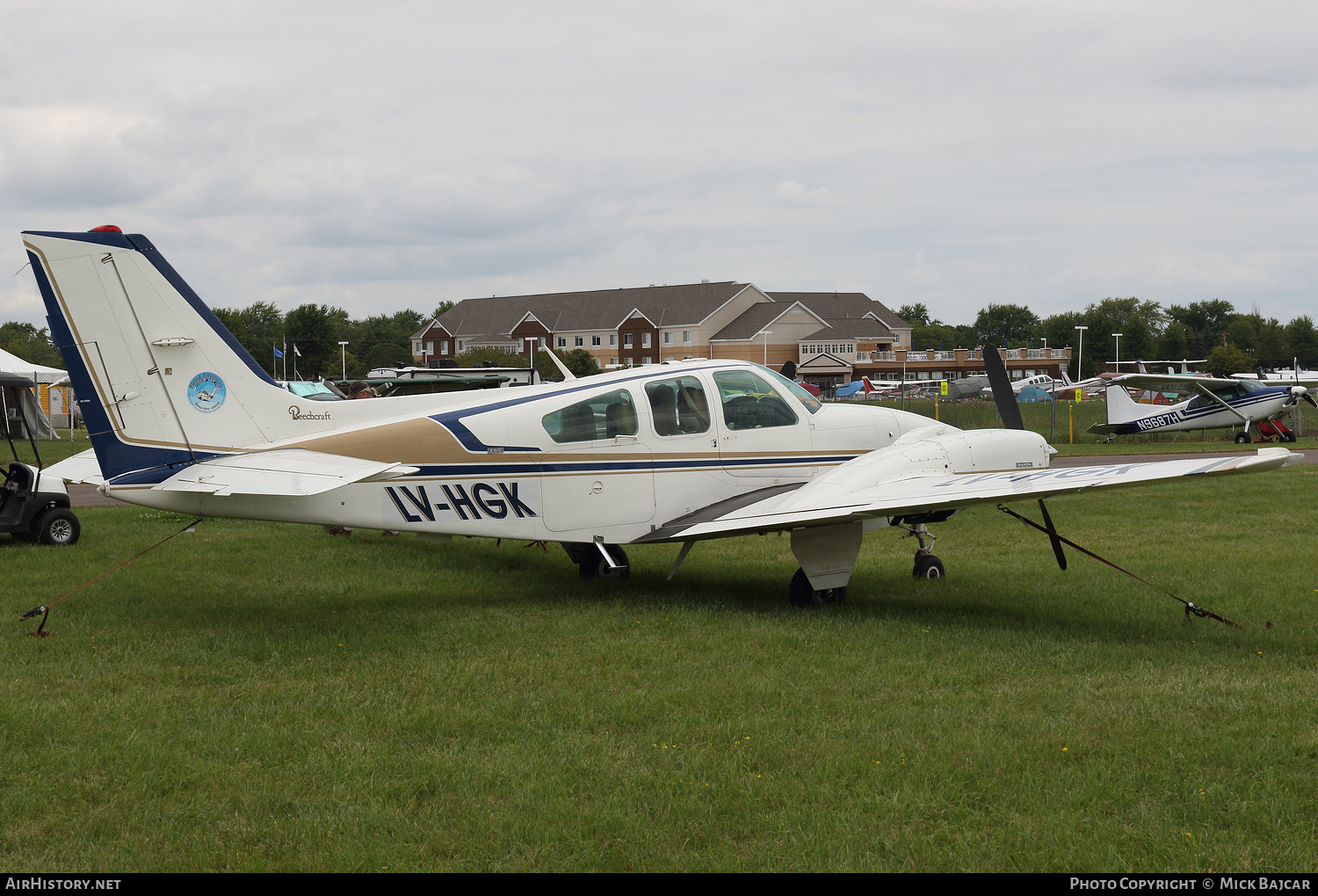 Aircraft Photo of LV-HGK | Beech E55 Baron | AirHistory.net #729794